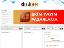 Tablet Screenshot of bilgiden.com